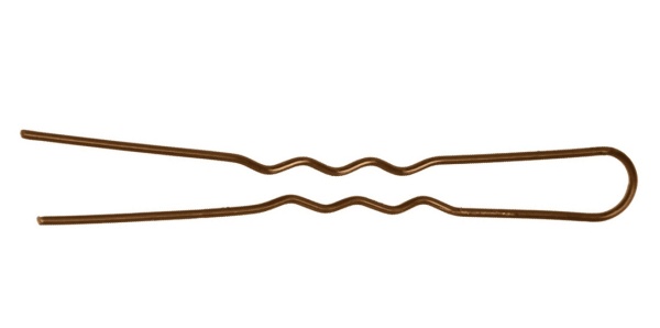 Шпильки Dewal волна 45 мм (200 гр) коричневые