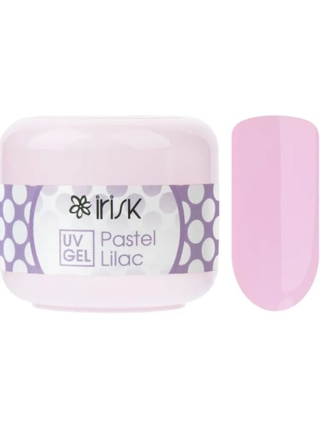 IRISK Гель для наращивания ногтей однофазный камуфлирующий ABC Limited collection 07 Pastel Lilac (пастельно-сиреневый) 15мл