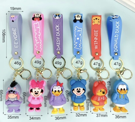 Y&M Брелок Минни Маус в розовой кофте (Mimmie)