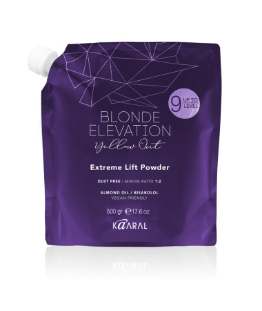 Kaaral Blonde Elevation Порошок для обесцвечивания Yellow Out Extreme Lift Powder 500гр
