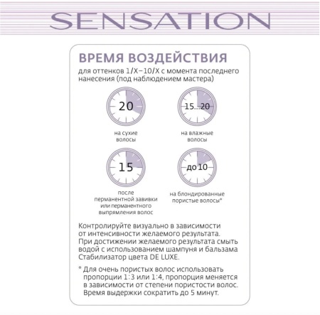 Estel Professional De luxe Sensation Крем-краска для волос безаммиачная 8/76 светло-русый коричнево-фиолетовый 60мл
