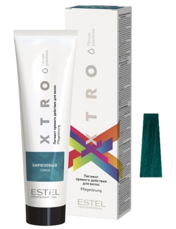 Estel Professional XTRO Пигмент прямого действия для волос Бирюзовый 100мл