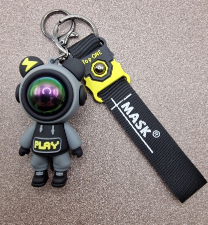 Y&M Брелок Космонавт Play серый (Mask)