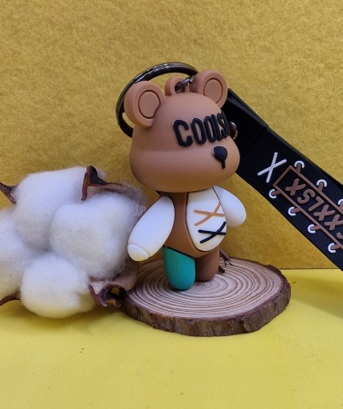 Брелок Мишка Coolso коричневый