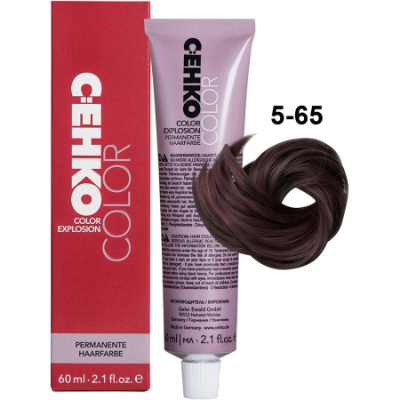 CEHKO Color Explosion крем-краска для волос 5/65 светл. шатен махагоново-красный 60мл