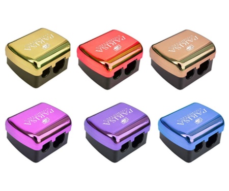 Точилка для косметических карандашей, двойная