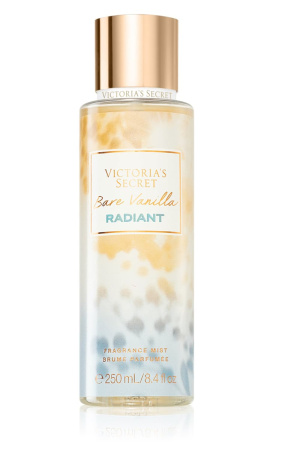 Victorias secret Спрей для тела парфюмированный Bare Vanilla Radiant 250мл