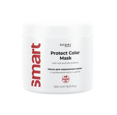 Dewal Cosmetics Маска для окрашенных волос Smart Care Protect Color Save Color 500мл