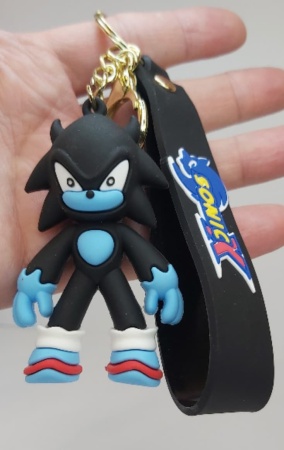 Y&M Брелок Соник черный (Sonic Х)