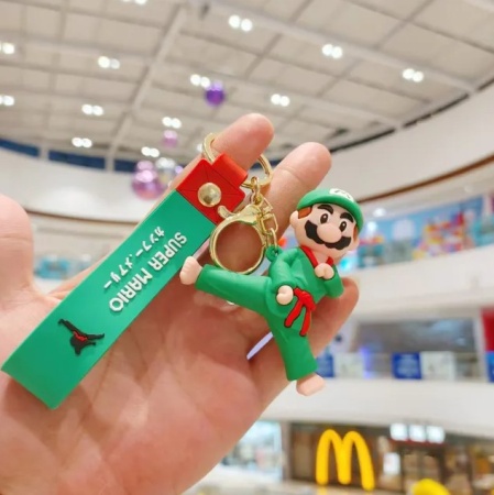 Y&M Брелок Супер Марио/ Марио зеленое кимоно (Mario)