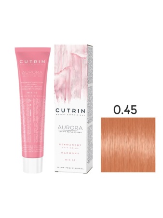 Cutrin Aurora крем-краска для волос 0/45 Розовый кварц 60мл