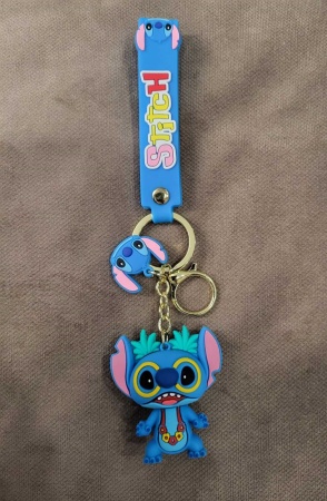 Брелок Стич с гавайским ожерельем (Lili & Stitch)