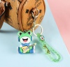 Брелок Лягушка с гитарой зеленая