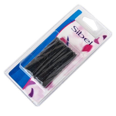 Шпильки волна 65 мм (50 шт) черные