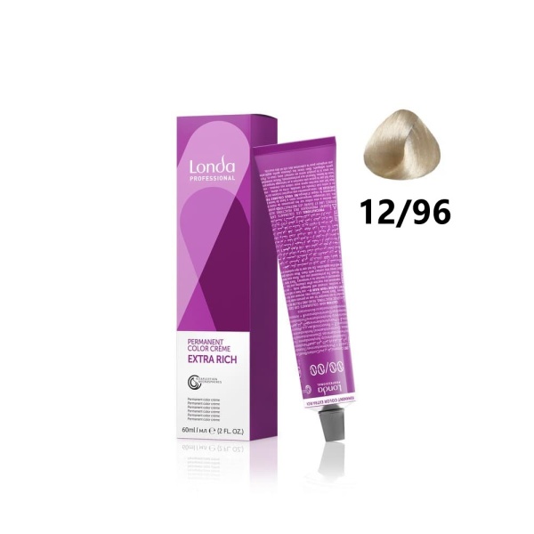 Londa Color Permanent крем-краска для волос 12/96 специальный блонд сандрэ фиолетовый 60мл