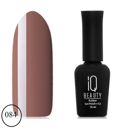 IQ Beauty Гель-лак для ногтей каучуковый №084, Rosewood 10мл