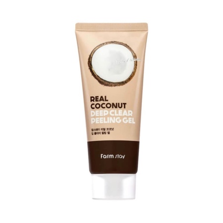 FarmStay Пилинг-скатка для лица с кокосом Real Coconut Deep Clear Peeling Gel 100мл
