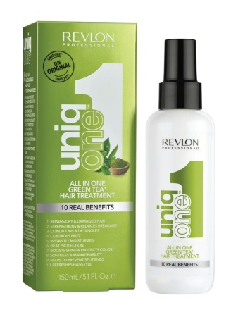 Revlon Professional Спрей-маска для волос с зеленым чаем Uniqone Hair Green Tea 150мл