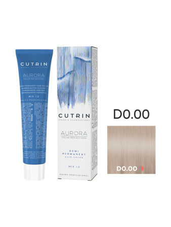 Cutrin Aurora Demi крем-краска для волос D 0/00 Прозрачный тон 60мл