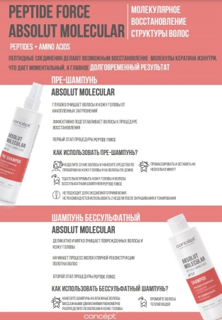 Concept Peptide Force Пре-шампунь пептидный 240мл