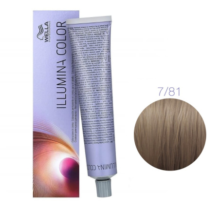 Wella Illumina Color крем-краска для волос 7/81 блонд жемчужно-пепельный 60мл