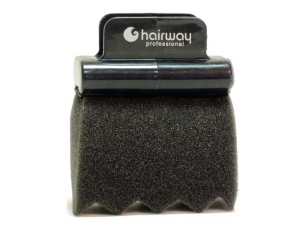 Губка HairWay для нанесения хим.состава с держателем