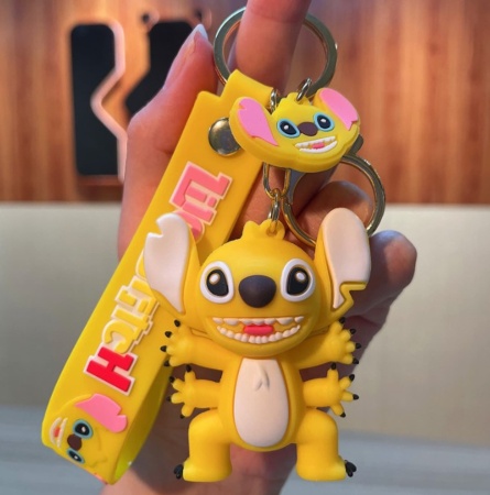 Y&M Брелок Стич, желтый (Lilo&Stitch)