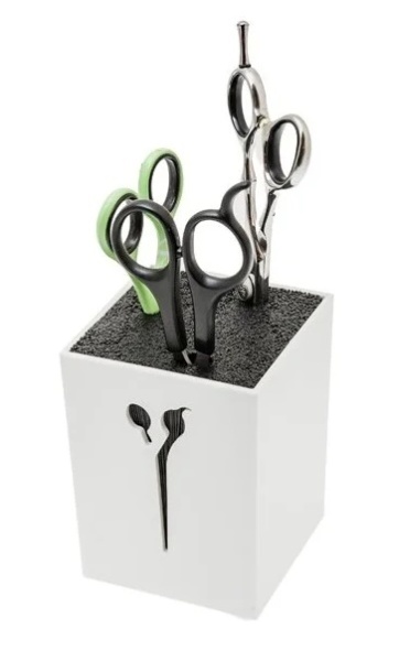 Подставка для ножниц и инструмента в виде стакана, белая