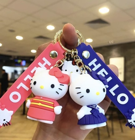 Брелок Хелло Китти синяя юбка (Hello)
