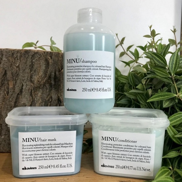 Davines Шампунь бессульфатный для сохрананения цвета окрашенных волос Minu Shampoo 250мл