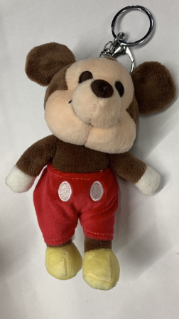 Y&M Брелок мягкая игрушка Микки Маус в красных шортах