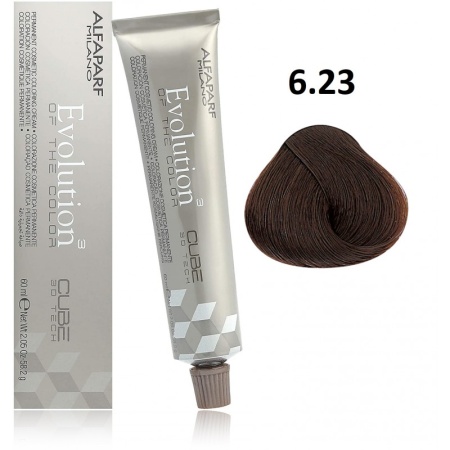 Alfaparf Milano Evolution of the Color Крем-краска для волос 6/23 темный перламутрово-золотистый блонд 60мл