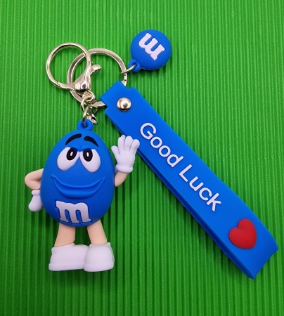 Брелок M&M's Синий (Good Luck)