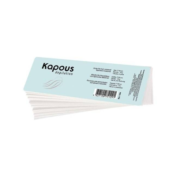 Бумага для депиляции 7х20см 100 листов KAPOUS