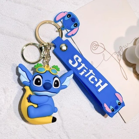Y&M Брелок Стич с бананом (Lili & Stitch)