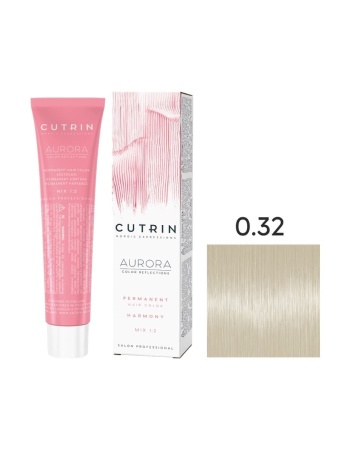 Cutrin Aurora крем-краска для волос 0/32 Антикварное золото 60мл