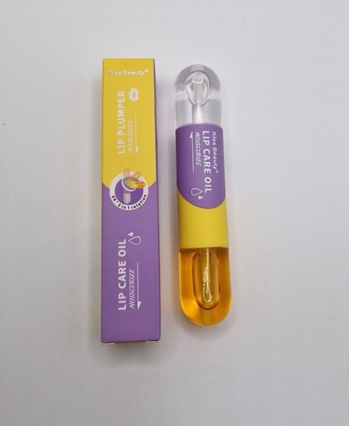 Kiss Beauty Масло+сыворотка для увеличения губ 2in1 Lip Care Oil+Lip Plumper 5мл+5мл
