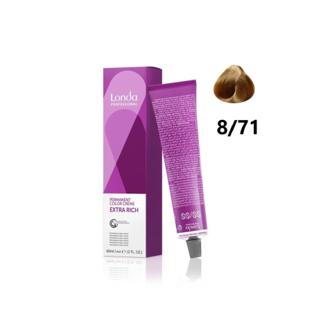 Londa Color Permanent крем-краска для волос 8/71 светлый блонд коричнево-пепельный 60мл