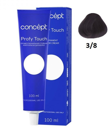 Concept Profy Touch крем-краска для волос 3/8 темный жемчуг 100мл