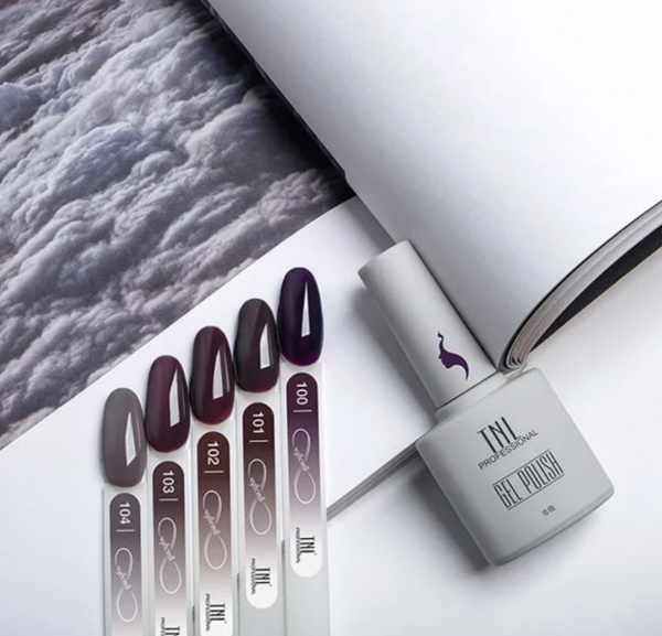 TNL Гель-лак для ногтей 8 Чувств №103 (красное дерево) 10мл