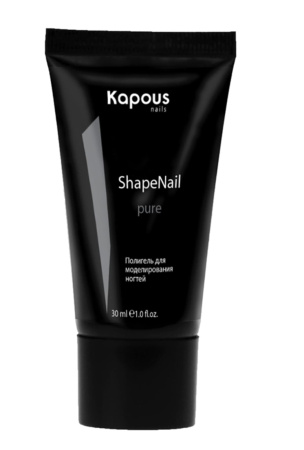 Kapous Полигель для наращивания ногтей ShapeNail Clear (прозрачный) 30гр