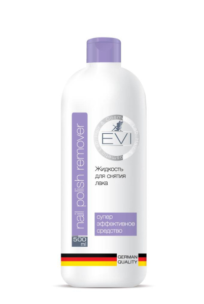 EVI Professional Жидкость для снятия лака с ацетоном Nail Polish Remover 500мл