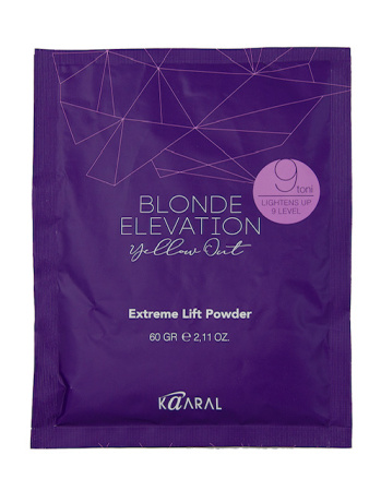 Kaaral Blonde Elevation Порошок для обесцвечивания Yellow Out Extreme Lift Powder 60гр