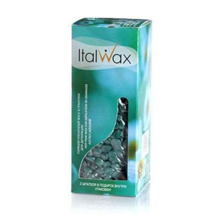 Italwax Воск-гранулы горячий, пленочный для депиляции Азулен 250гр