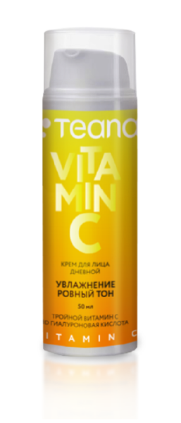 Teana Крем для лица увлажняющий дневной с витамином С, 50 мл