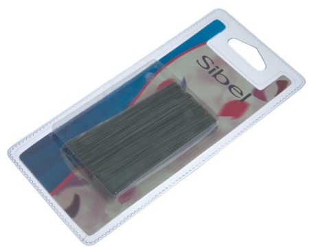 Шпильки прямые 70 мм (50шт) черные