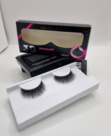 Y&M Ресницы накладные 3D Стерео эффект Marlliss Natural&Soft №7010