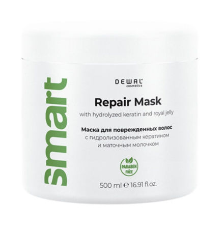 Dewal cosmetics Маска для поврежденных волос восстанавливающая Smart Care Repair 500мл