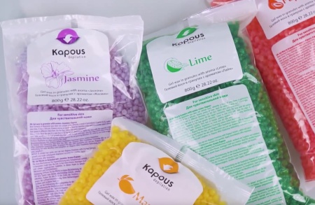 Kapous Гелевый воск в гранулах для депиляции с ароматом Жасмина 200гр