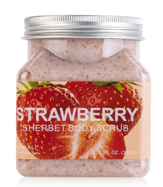 Wokali Скраб для тела Клубника Strawberry Sherbet Body Scrub 350мл
